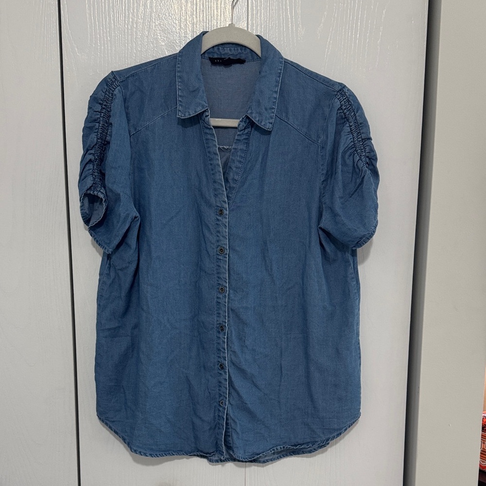 Jane and Delancey Blue Button-Down Shirt
